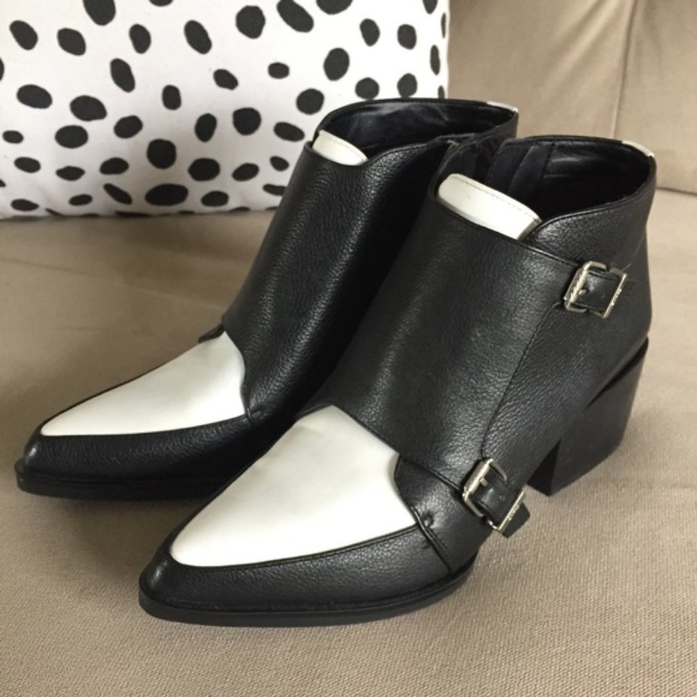 Circus by Sam Edelman Reese Monk Strap Boots 8.5
